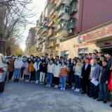 天津城建大学师生参观尊龙凯时人生就是搏智慧养老服务中心